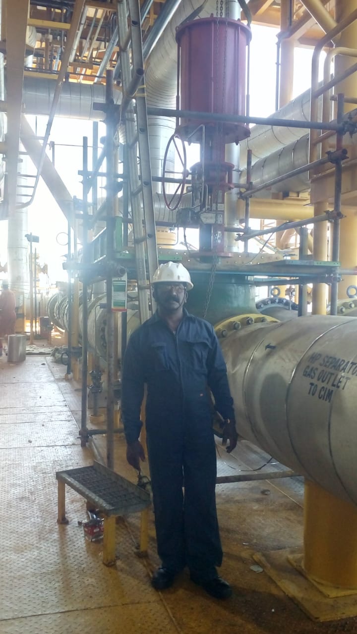 ONGC offshore Service visit by our Service engineer in 2017