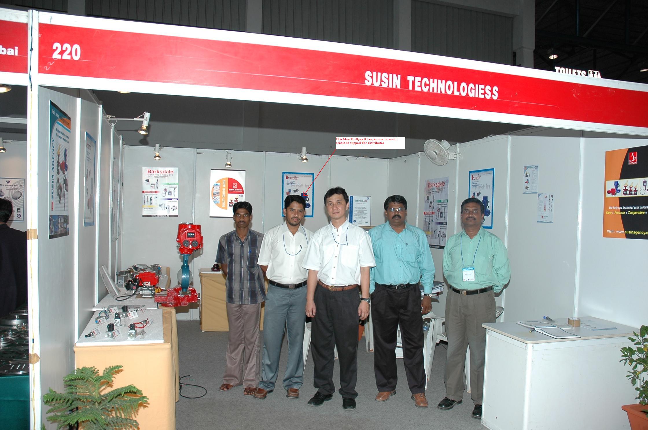 Firstever Exhibition for Susin actuator in India