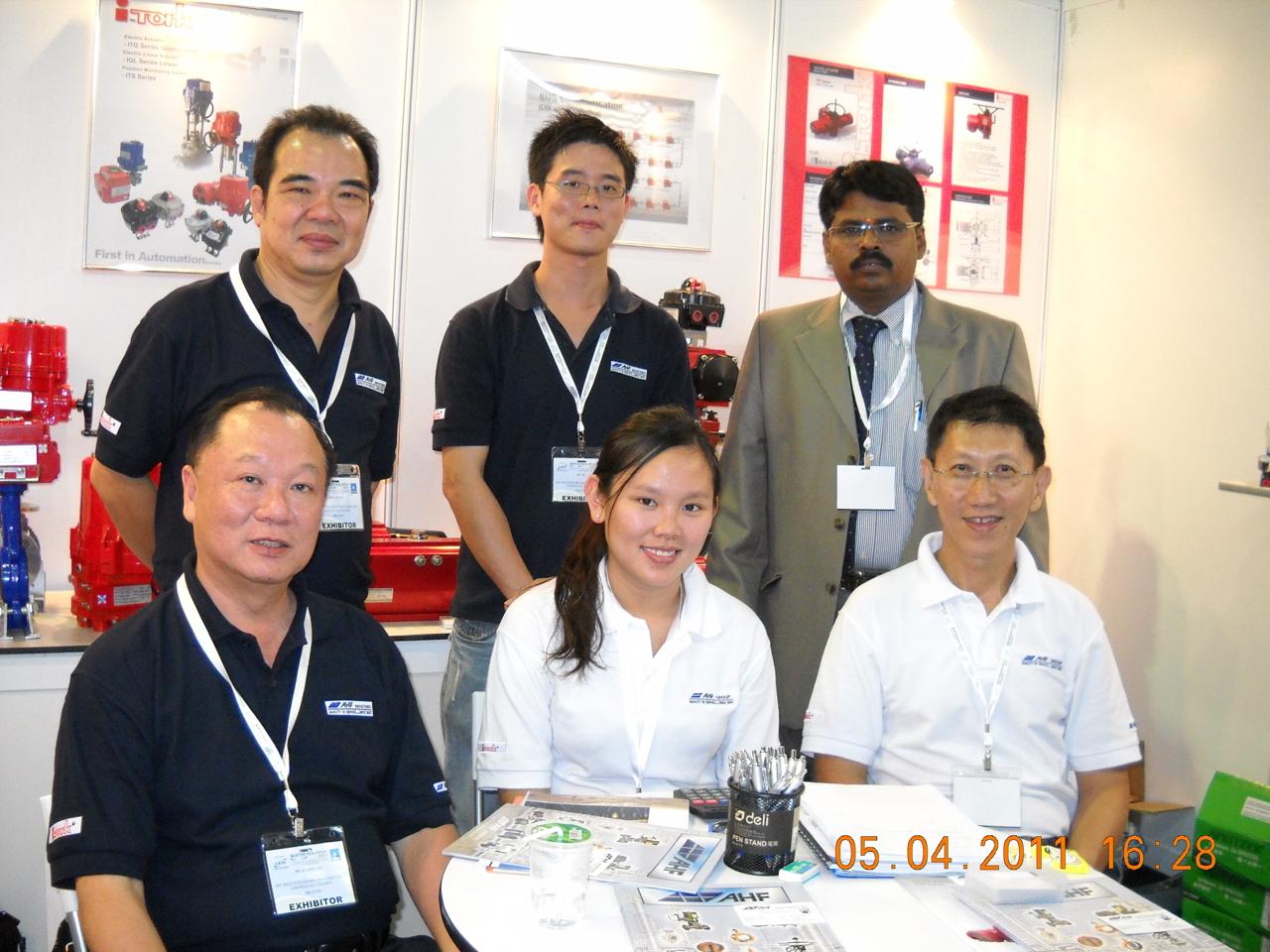 Our Founder visited 2008 Malaysia for water show in KL for I-tork Stall